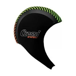 Cressi Open Water 2mm Neopren Svømmehætte/Badehætte -Orca Athlex Flow shop 1397 cressi swim hood gree orange z 1