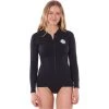 Rip Curl Premium Surf Zip Thru Short Sleeve -Orca Athlex Flow shop rip curl womens premium surf zip long sleeve